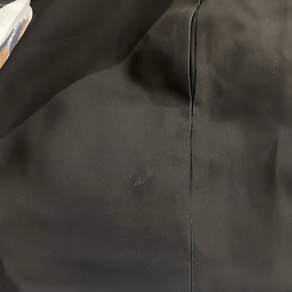 Chicos navy floral ruched sleeve soft open front blazer jacket size 3.5 XL - Picture 13 of 13